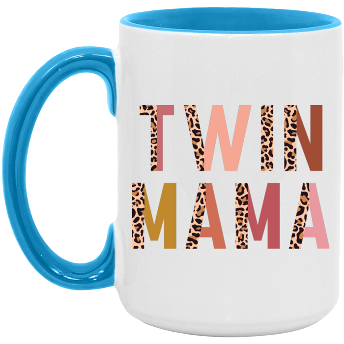 Half Leopard Twin Mama Mug