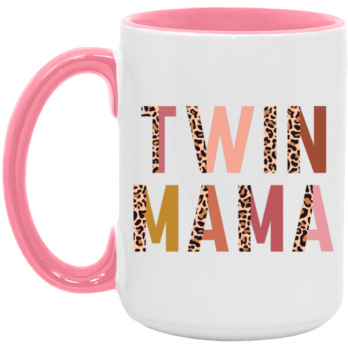 Half Leopard Twin Mama Mug