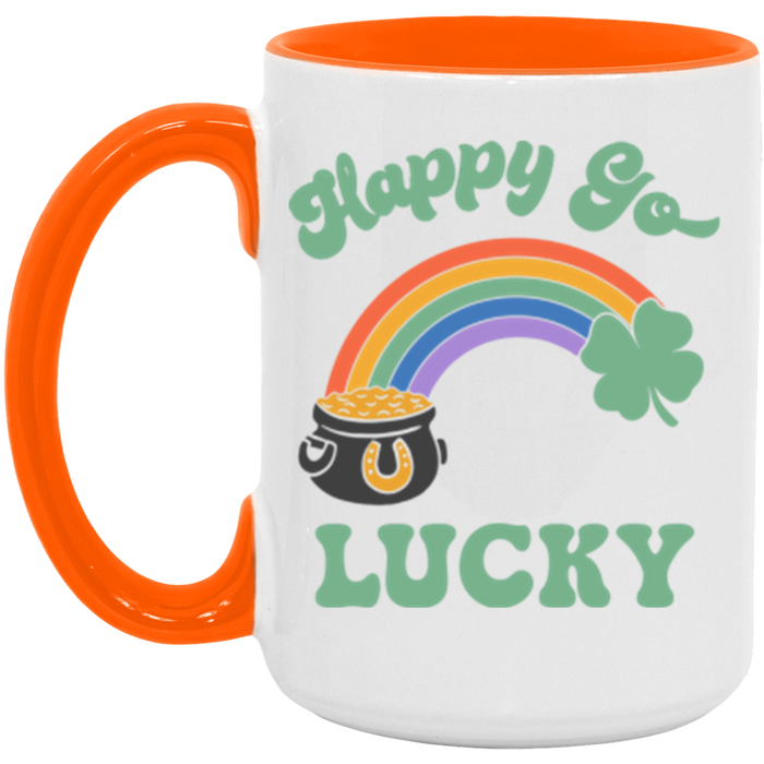 Happy Go Lucky Rainbow Mug