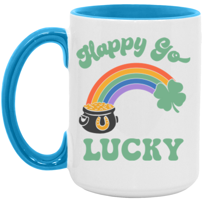 Happy Go Lucky Rainbow Mug