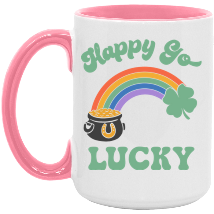 Happy Go Lucky Rainbow Mug