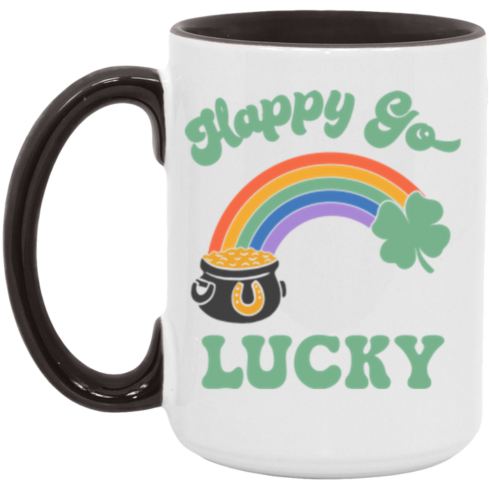Happy Go Lucky Rainbow Mug