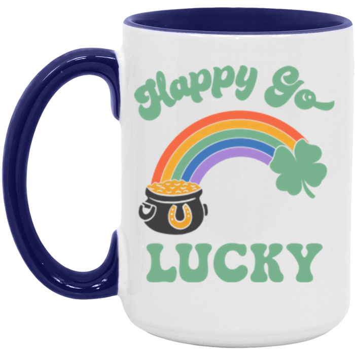 Happy Go Lucky Rainbow Mug