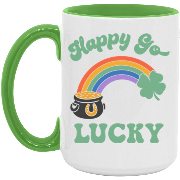 Happy Go Lucky Rainbow Mug