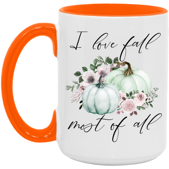 I Love Fall Most Of All Mug