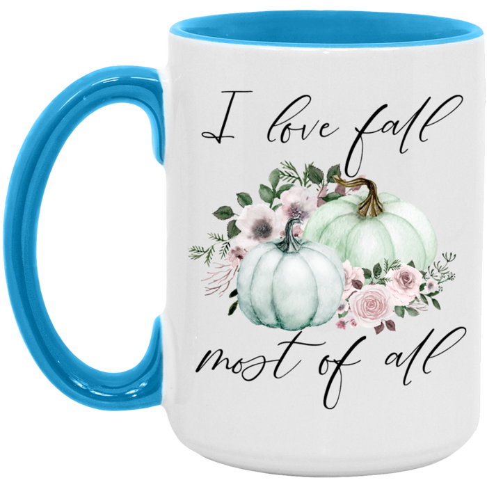 I Love Fall Most Of All Mug