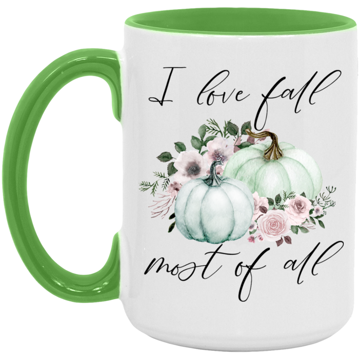 I Love Fall Most Of All Mug