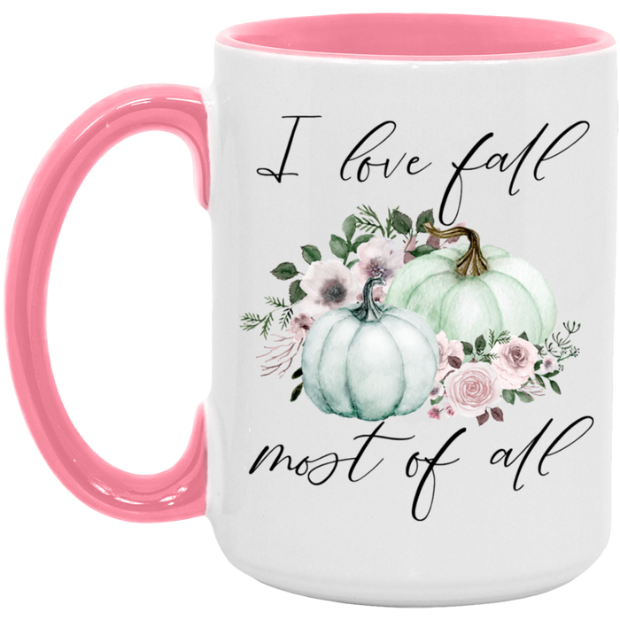 I Love Fall Most Of All Mug