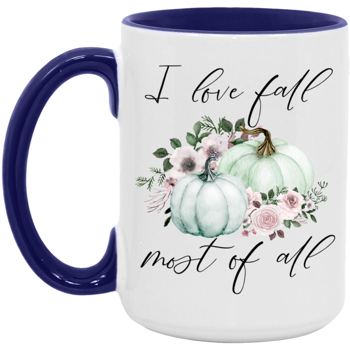 I Love Fall Most Of All Mug