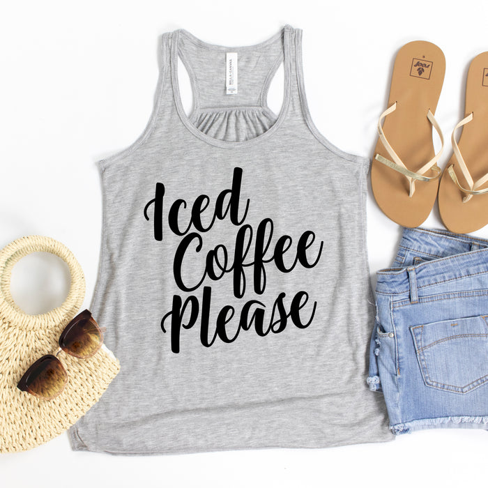 Iced Coffee Please Tank Top