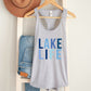 Lake Life Shirt, Summer Tank Top, Cottage Tank Top, Summer Clothing for Women, Lake Trip Shirt, Road Trip Shirt