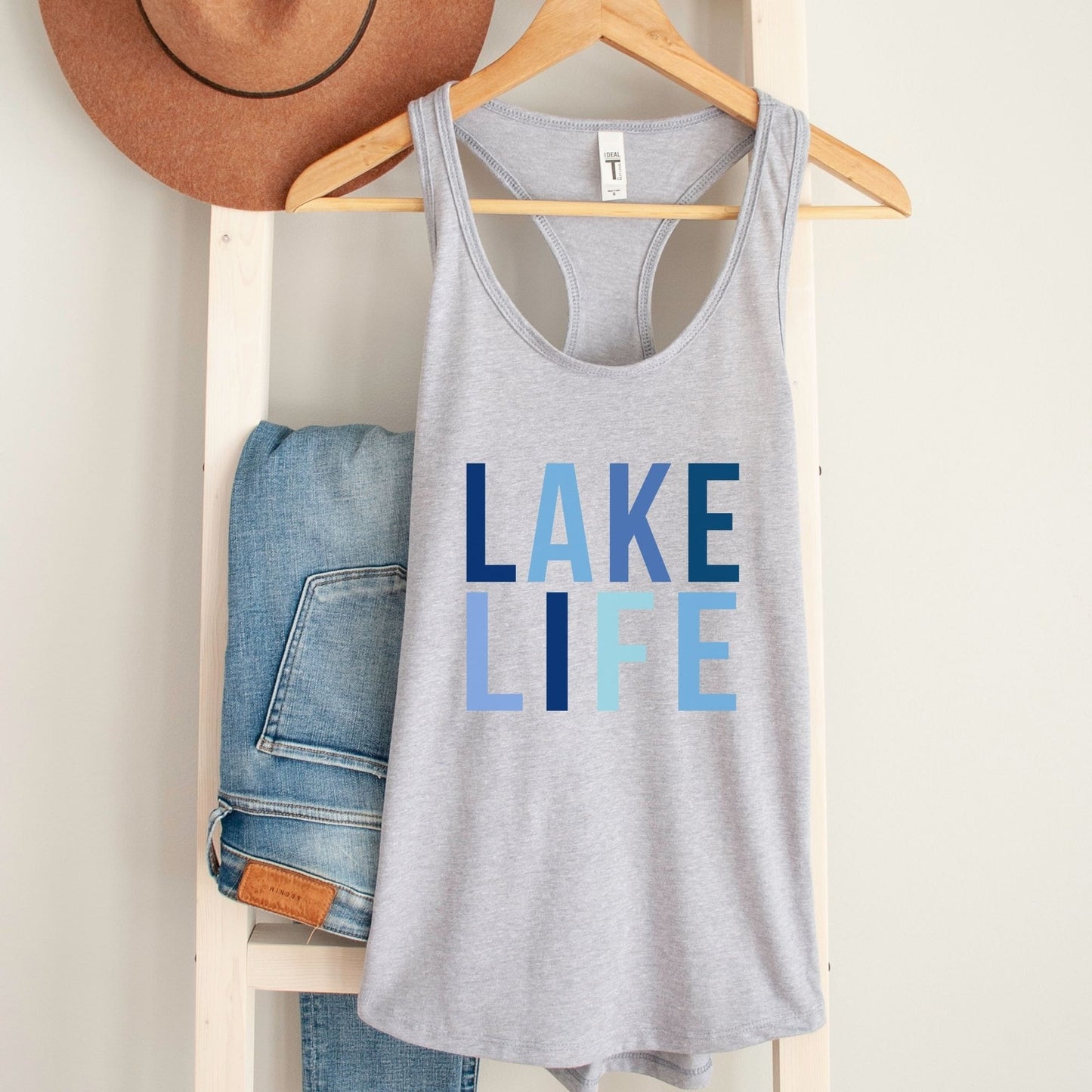 Lake Life Shirt, Summer Tank Top, Cottage Tank Top, Summer Clothing for Women, Lake Trip Shirt, Road Trip Shirt