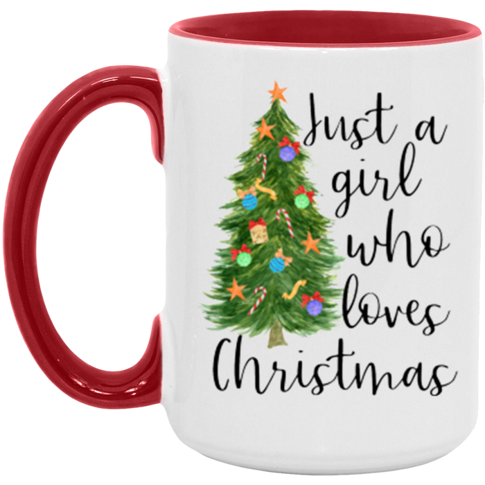 Just a Girl Who Loves Christmas Mug
