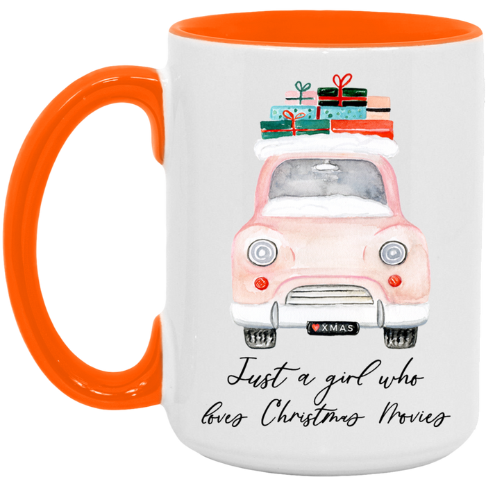 Just a Girl Who Loves Christmas Mug (Truck)