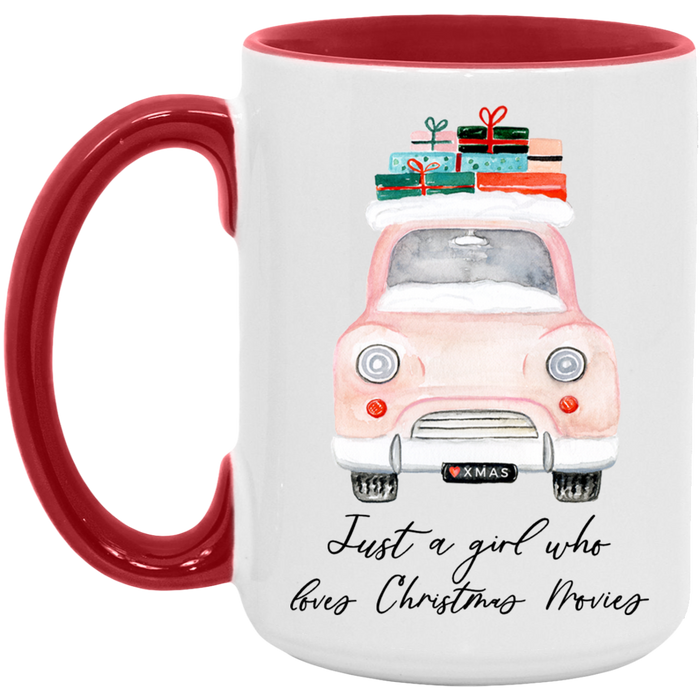 Just a Girl Who Loves Christmas Mug (Truck)