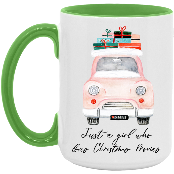 Just a Girl Who Loves Christmas Mug (Truck)