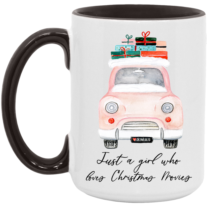 Just a Girl Who Loves Christmas Mug (Truck)
