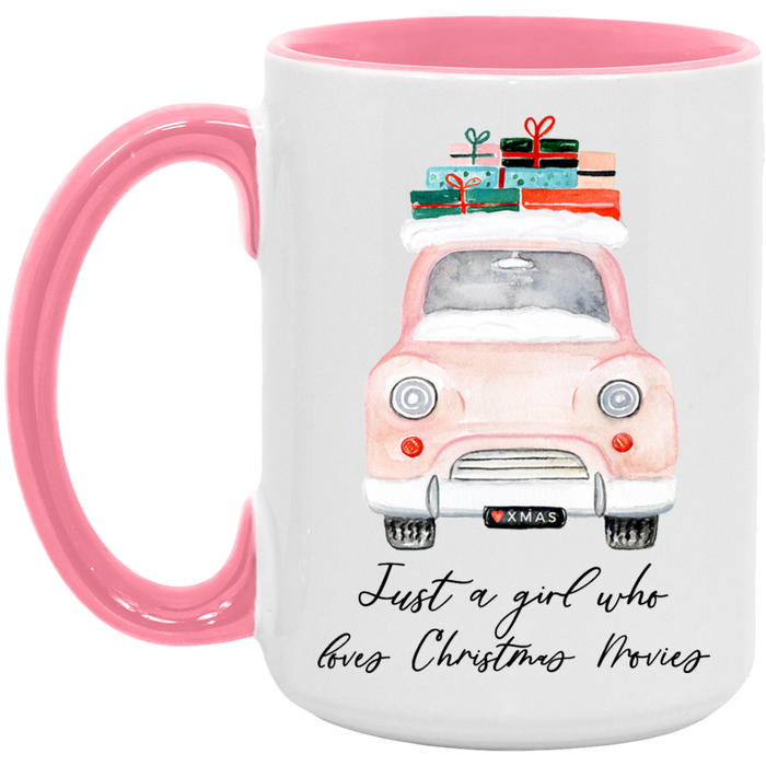 Just a Girl Who Loves Christmas Mug (Truck)