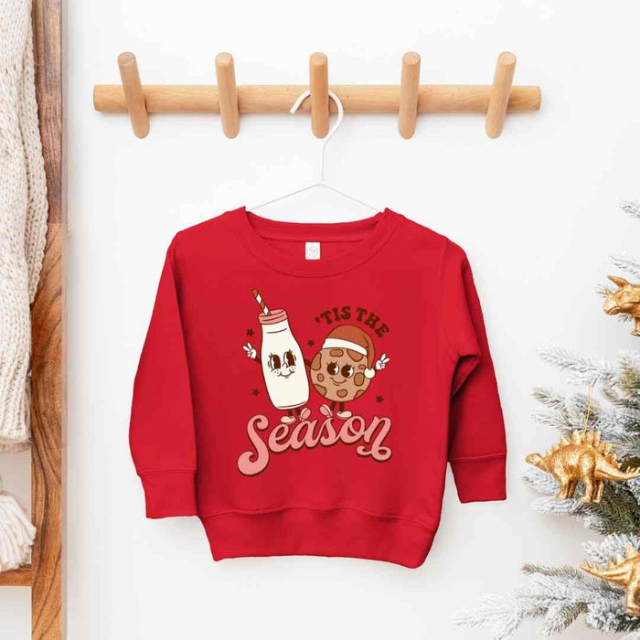 KIDS - Tis The Season (Milk and Cookies) Sweatshirt