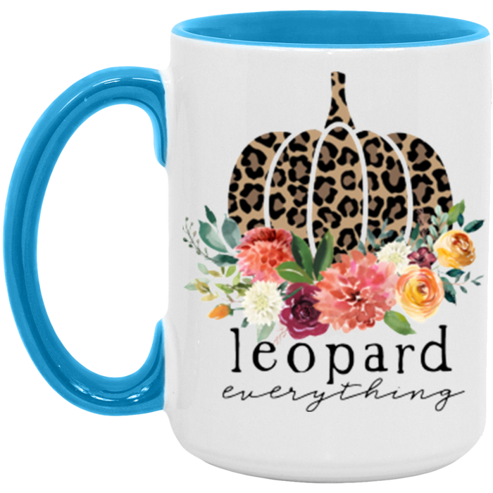 Leopard Everything Pumpkin Mug