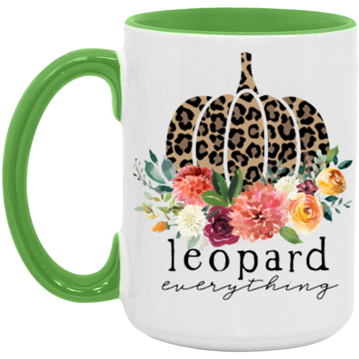 Leopard Everything Pumpkin Mug
