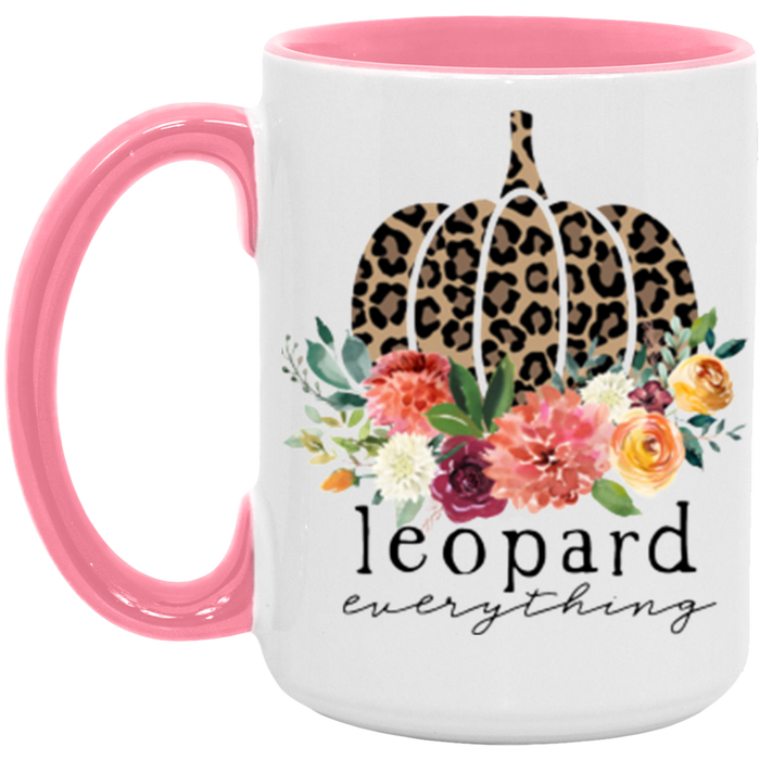 Leopard Everything Pumpkin Mug