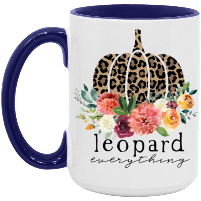 Leopard Everything Pumpkin Mug