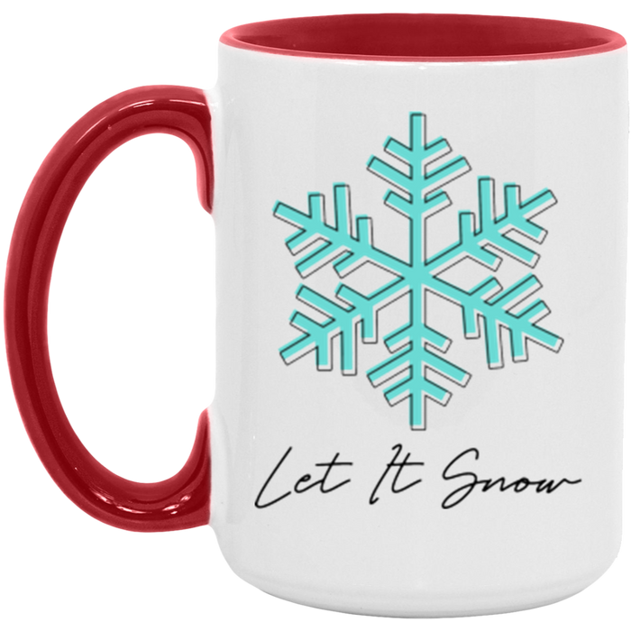 Let It Snow Mug (Blue)