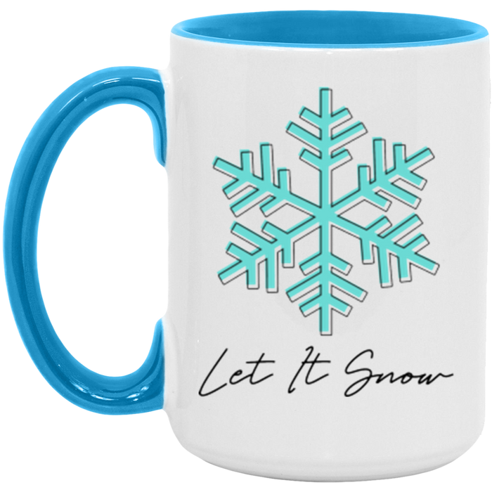 Let It Snow Mug (Blue)