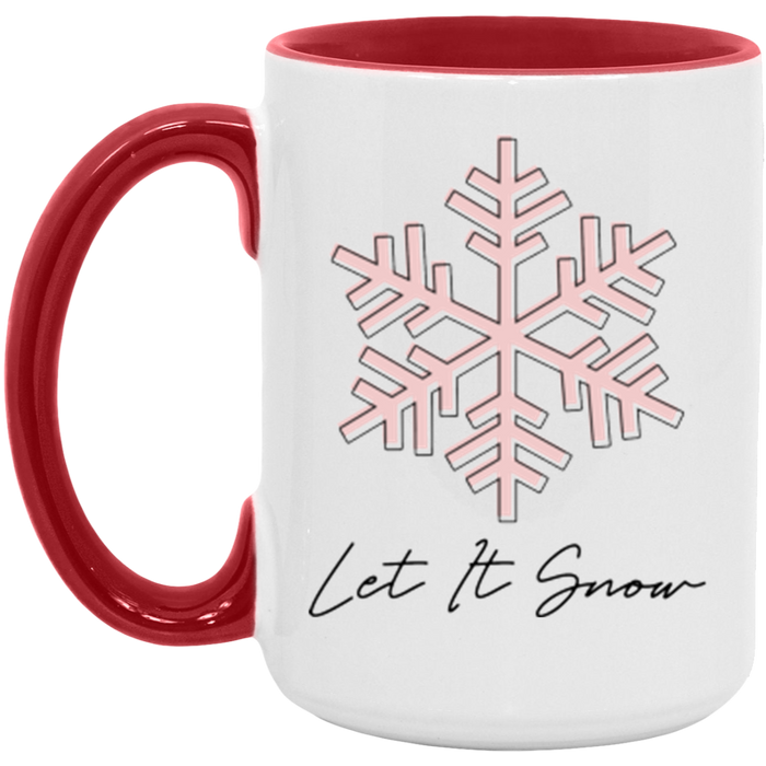Let It Snow Mug (Pink)