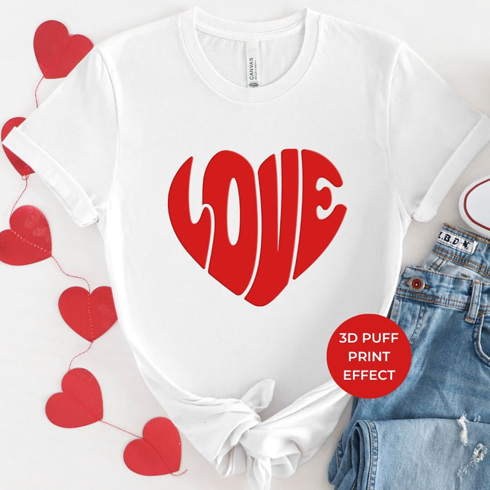 Love Puff 3D Print T-Shirt