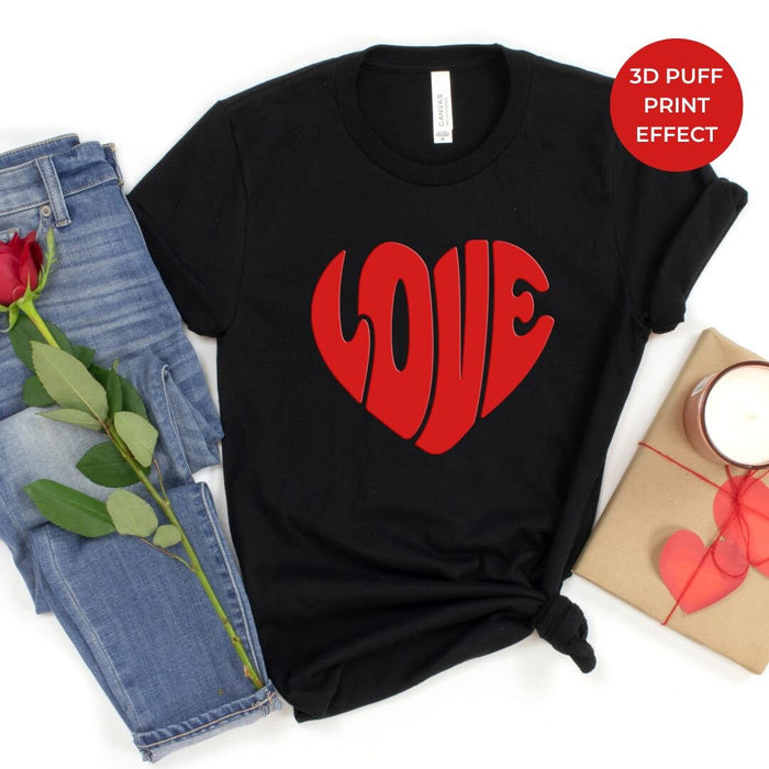 Love Puff 3D Print T-Shirt