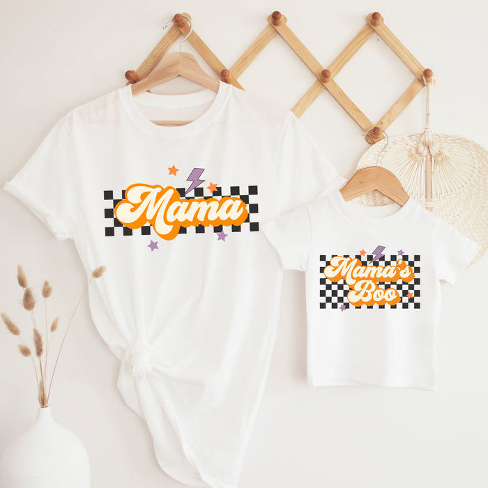 Mama and Mama's Boo Shirts (White)