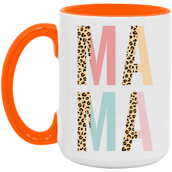 Mama Pastel and Leopard Mug