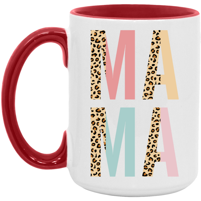 Mama Pastel and Leopard Mug