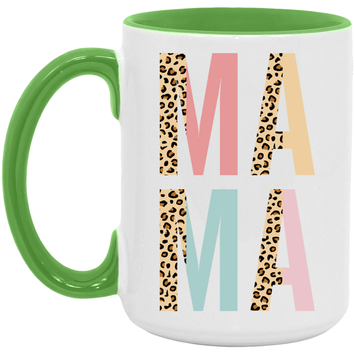 Mama Pastel and Leopard Mug