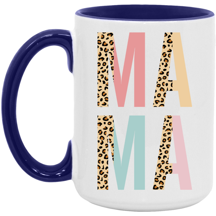Mama Pastel and Leopard Mug