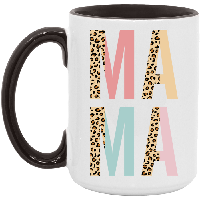 Mama Pastel and Leopard Mug