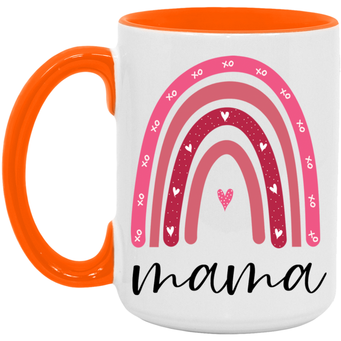 Mama Pink Rainbow Mug