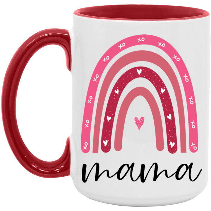 Mama Pink Rainbow Mug