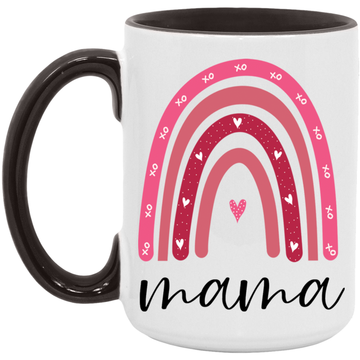 Mama Pink Rainbow Mug