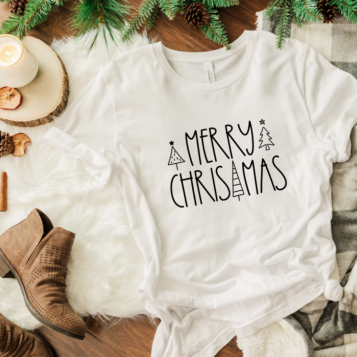 Merry Christmas Cute   T-Shirt