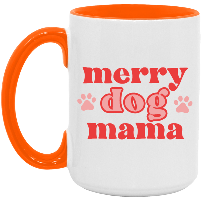 Merry Dog Mama Coffee Mug (Pawprints)