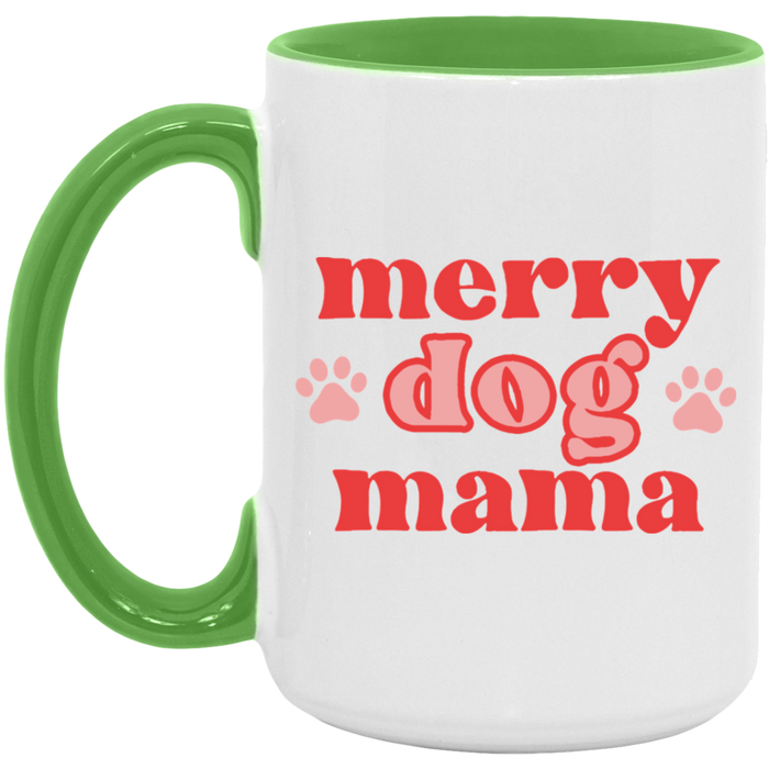 Merry Dog Mama Coffee Mug (Pawprints)