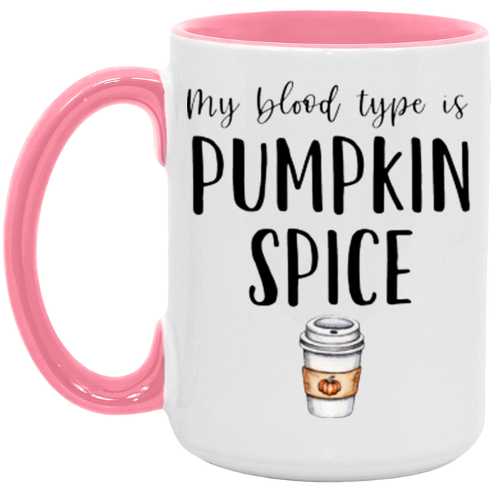 My Blood Type Is Pumpkin Spice Mug