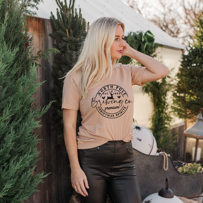 North Pole Brewing Co Christmas Spirits  T-Shirt
