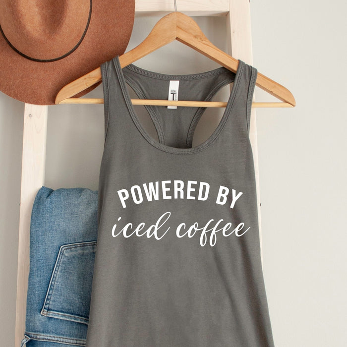 Powered by Iced Coffee Tank Top