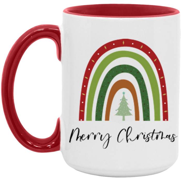 Rainbow Merry Christmas Mug