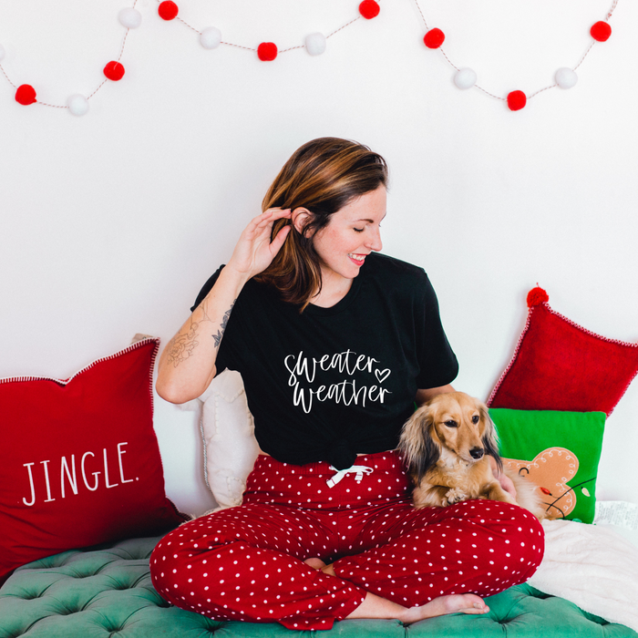 Sweater Weather Heart  T-Shirt