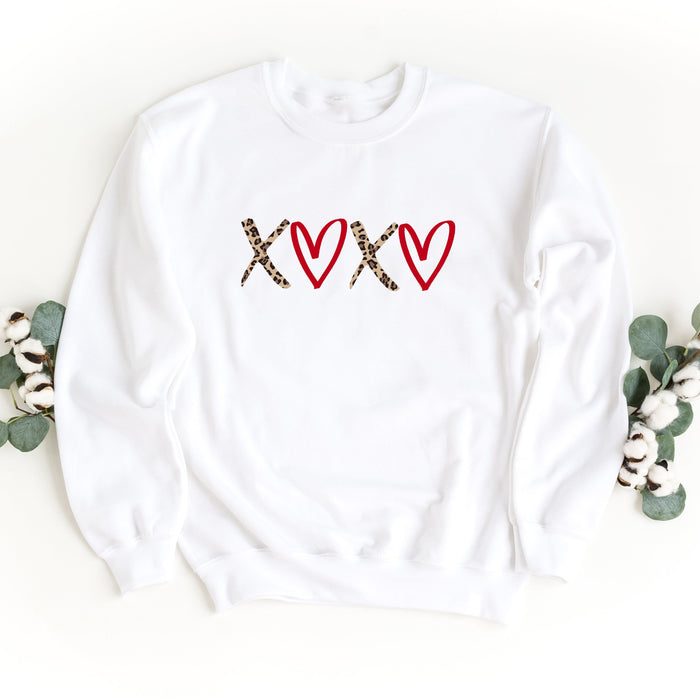 XOXO Leopard Sweatshirt